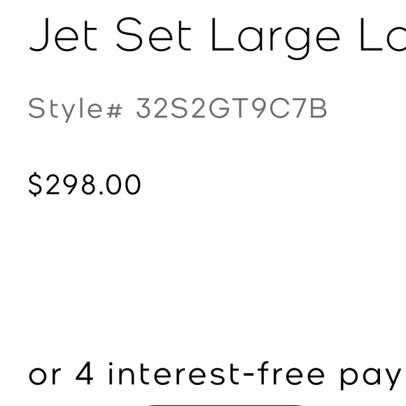 MICHAEL KORS Signature crossbody In reverse rectangle. GOLD CHAIN STRAP - Picture 16 of 16